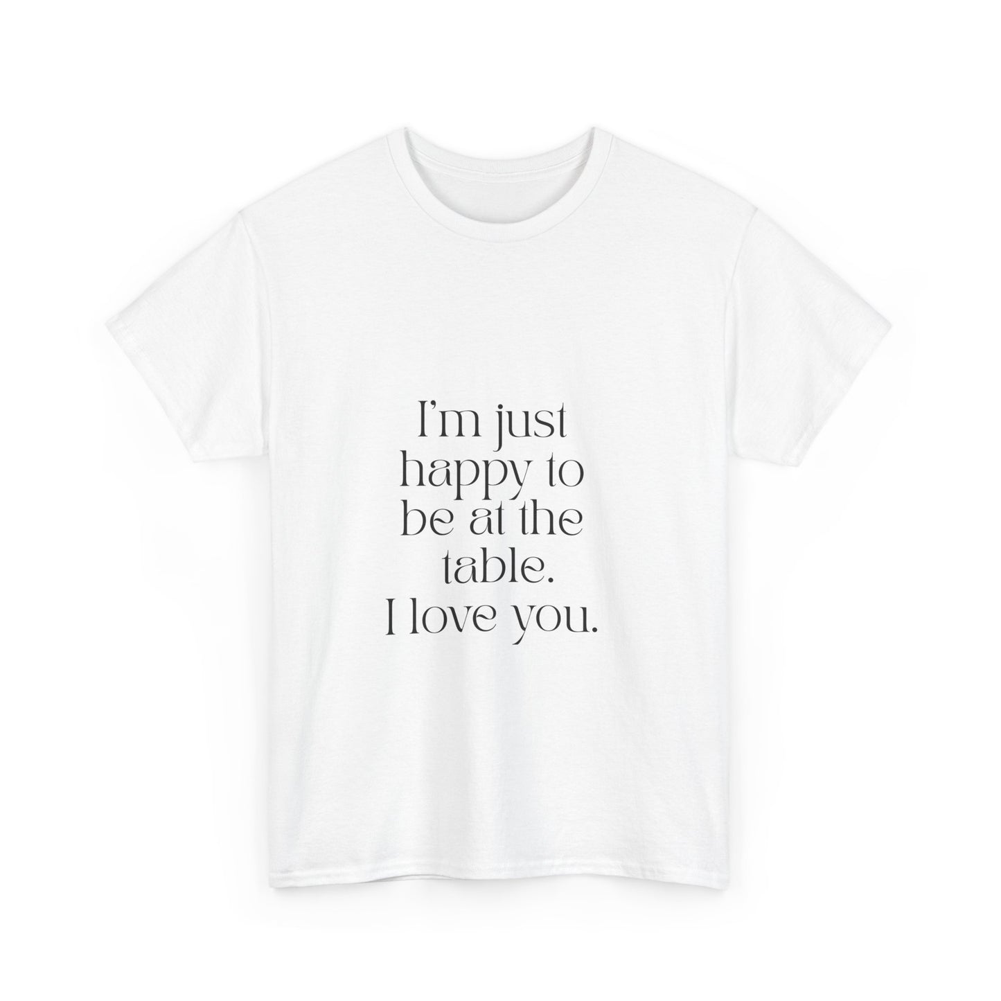 White Lotus Table Speech White T-Shirt
