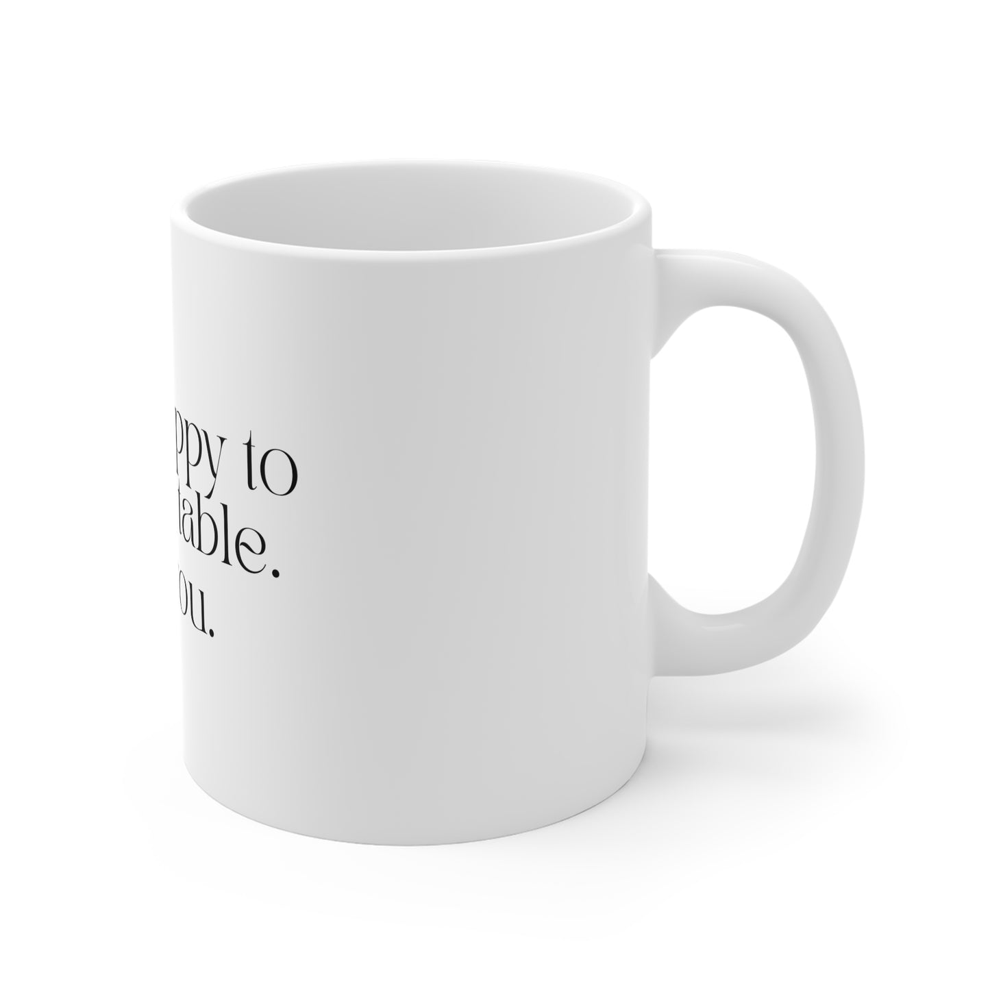 White Lotus Table Speech Mug
