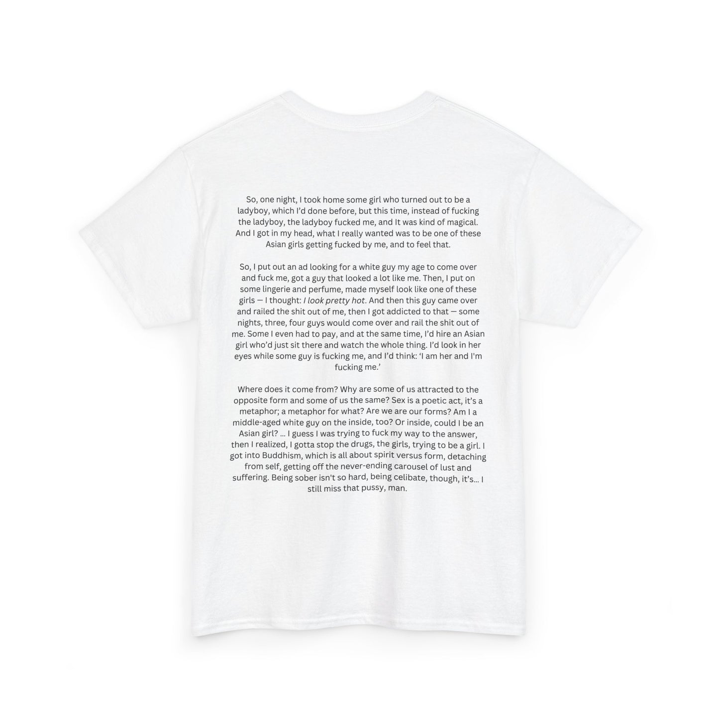 White Lotus Asian Girl Speech T-Shirt