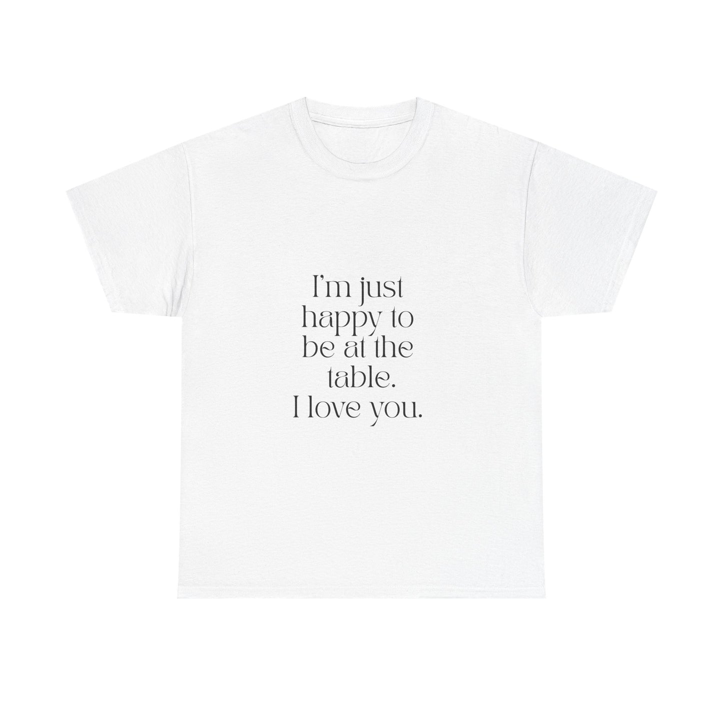 White Lotus Table Speech White T-Shirt