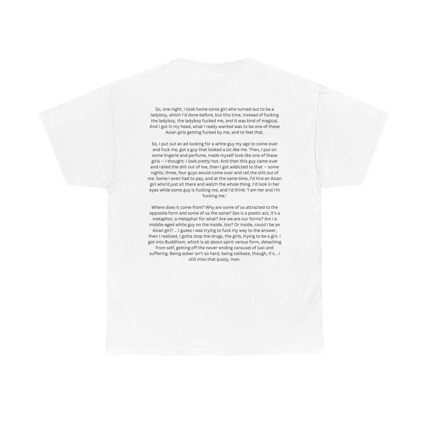 White Lotus Asian Girl Speech T-Shirt