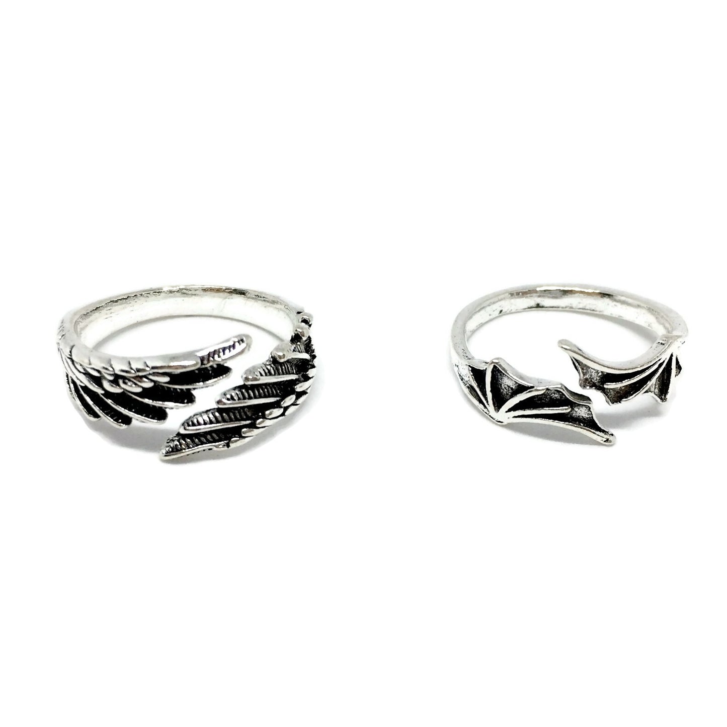 Angel / Demon Wing Band Ring
