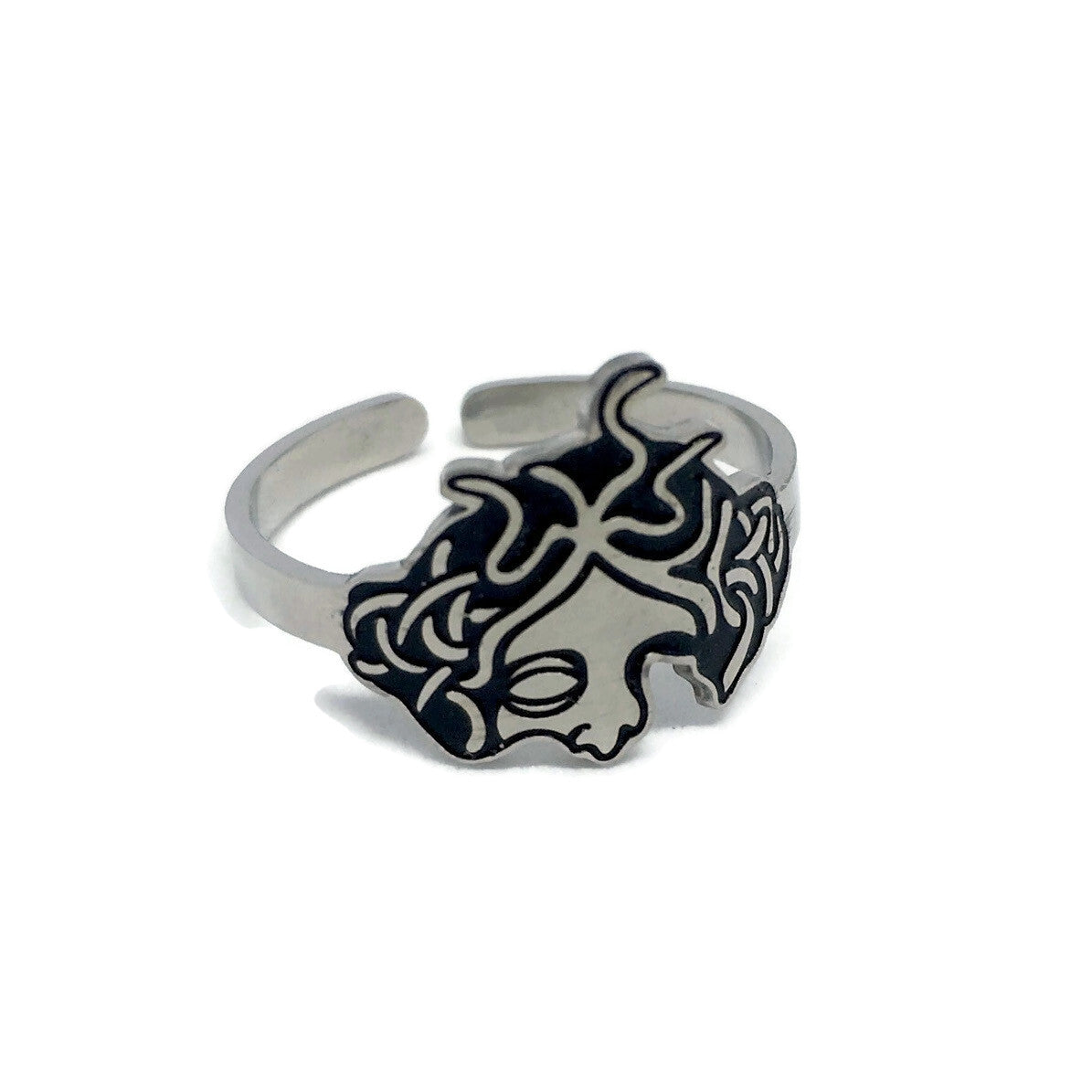 Medusa Adjustable Stainless Steel Ring