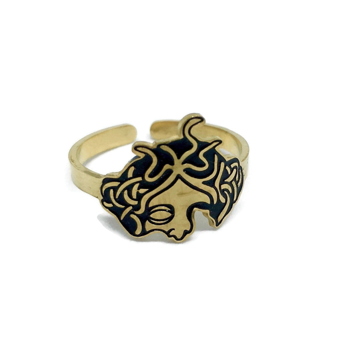 Medusa Adjustable Stainless Steel Ring