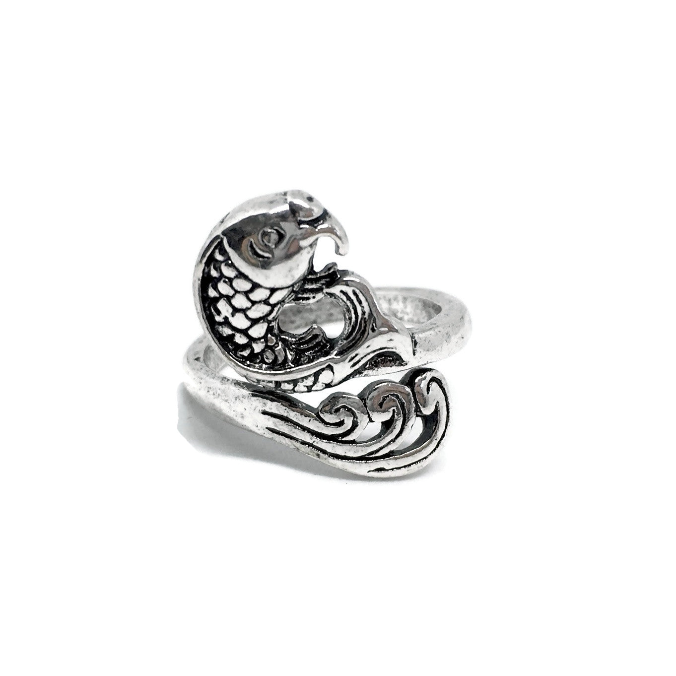 Asian Koi Carp Wraparound Ring