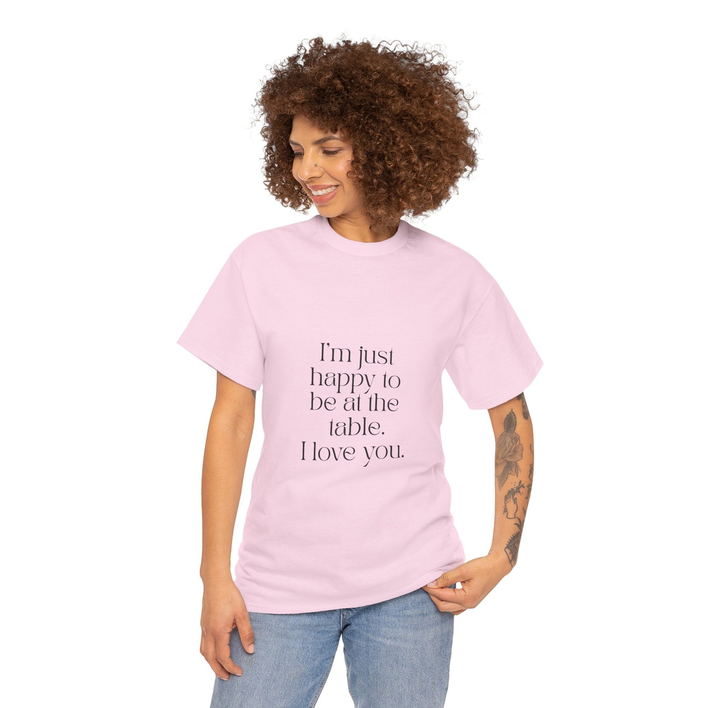 White Lotus Table Speech Pink T-Shirt