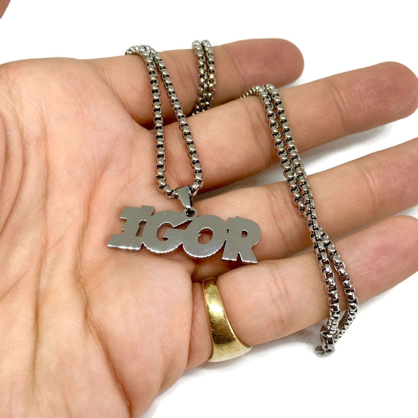 Igor Stainless Steel Bold Necklace
