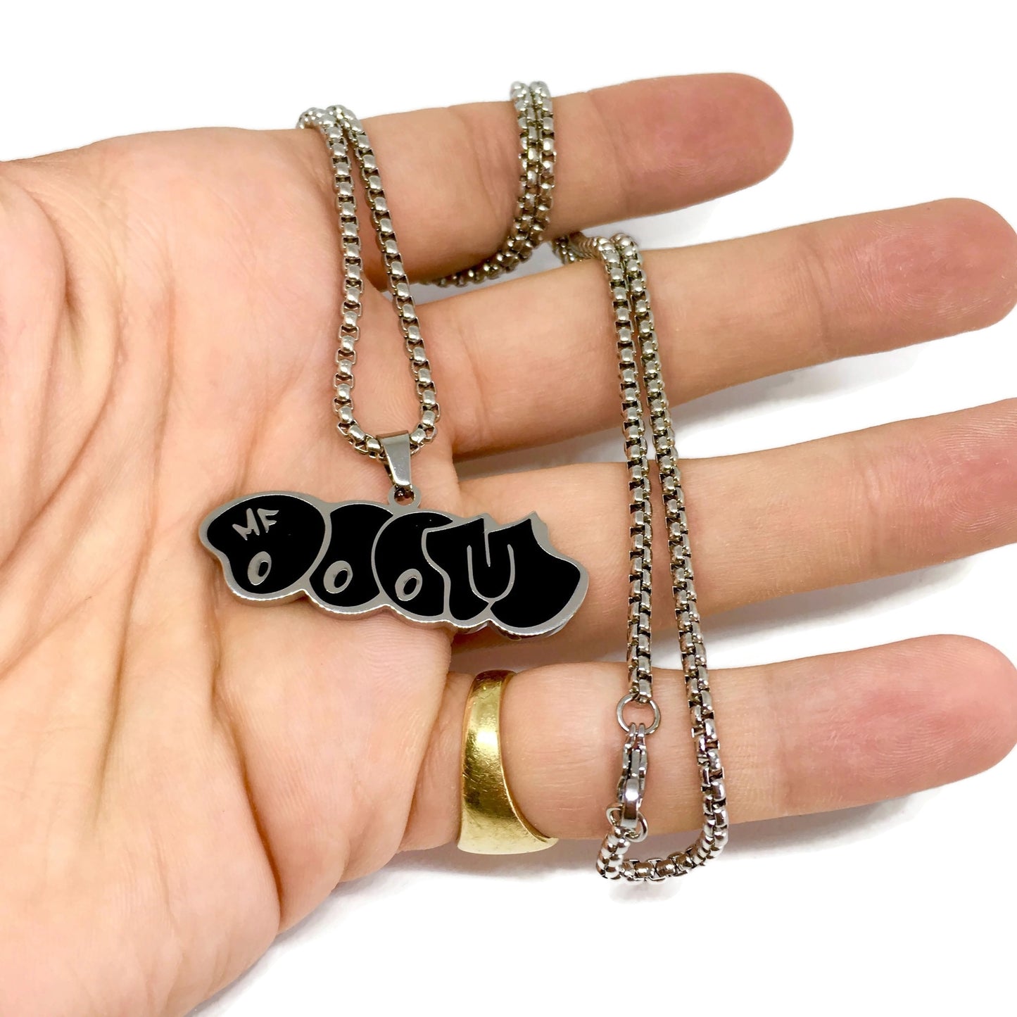 MF DOOM Graffiti Black Necklace