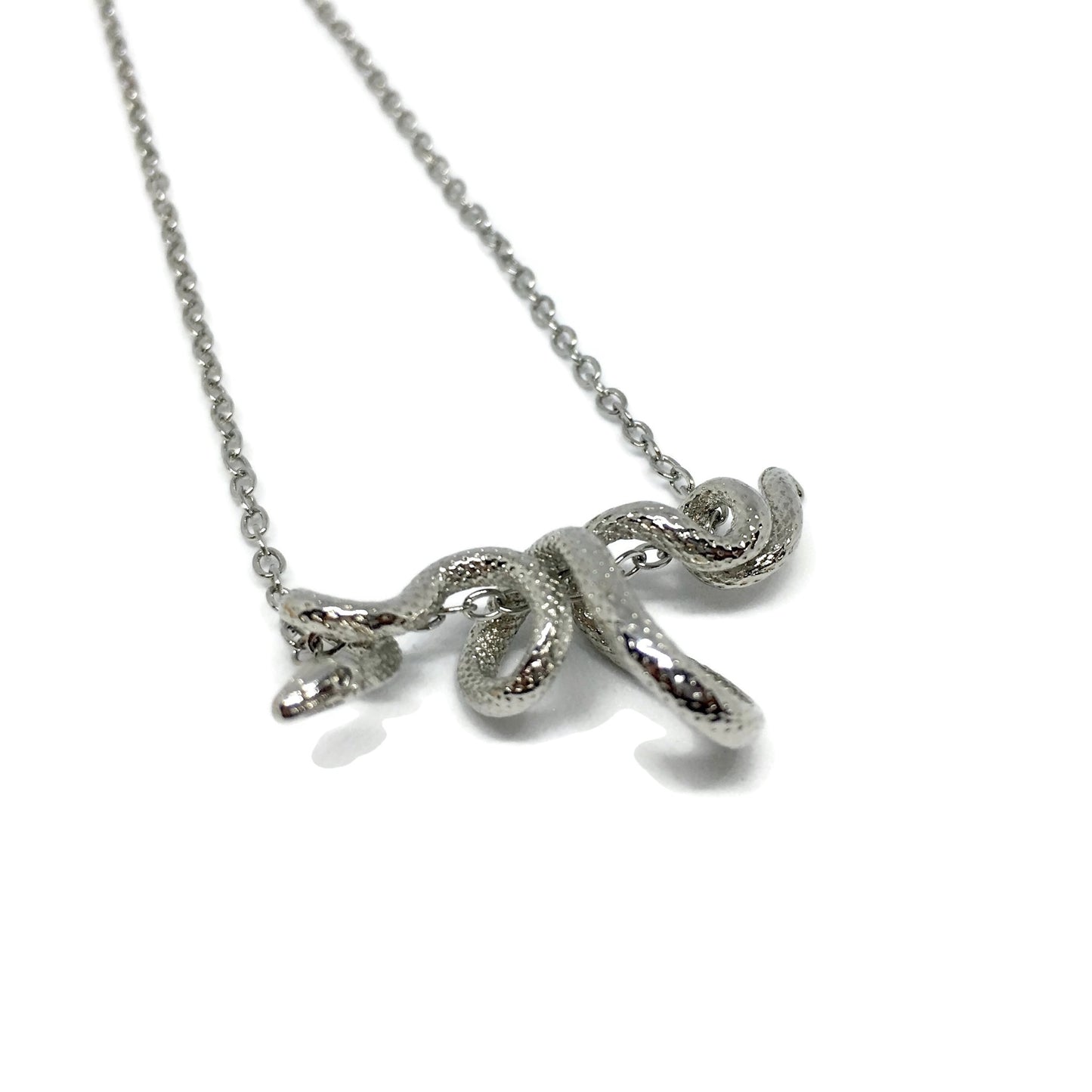 Black Mamba Hanging Snake Necklace