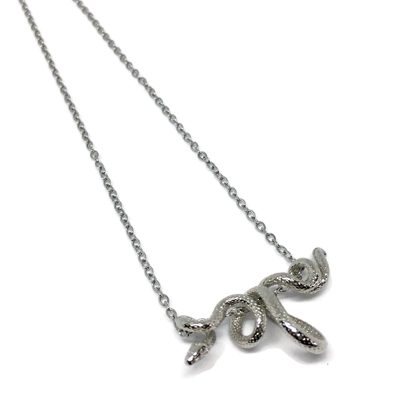 Black Mamba Hanging Snake Necklace