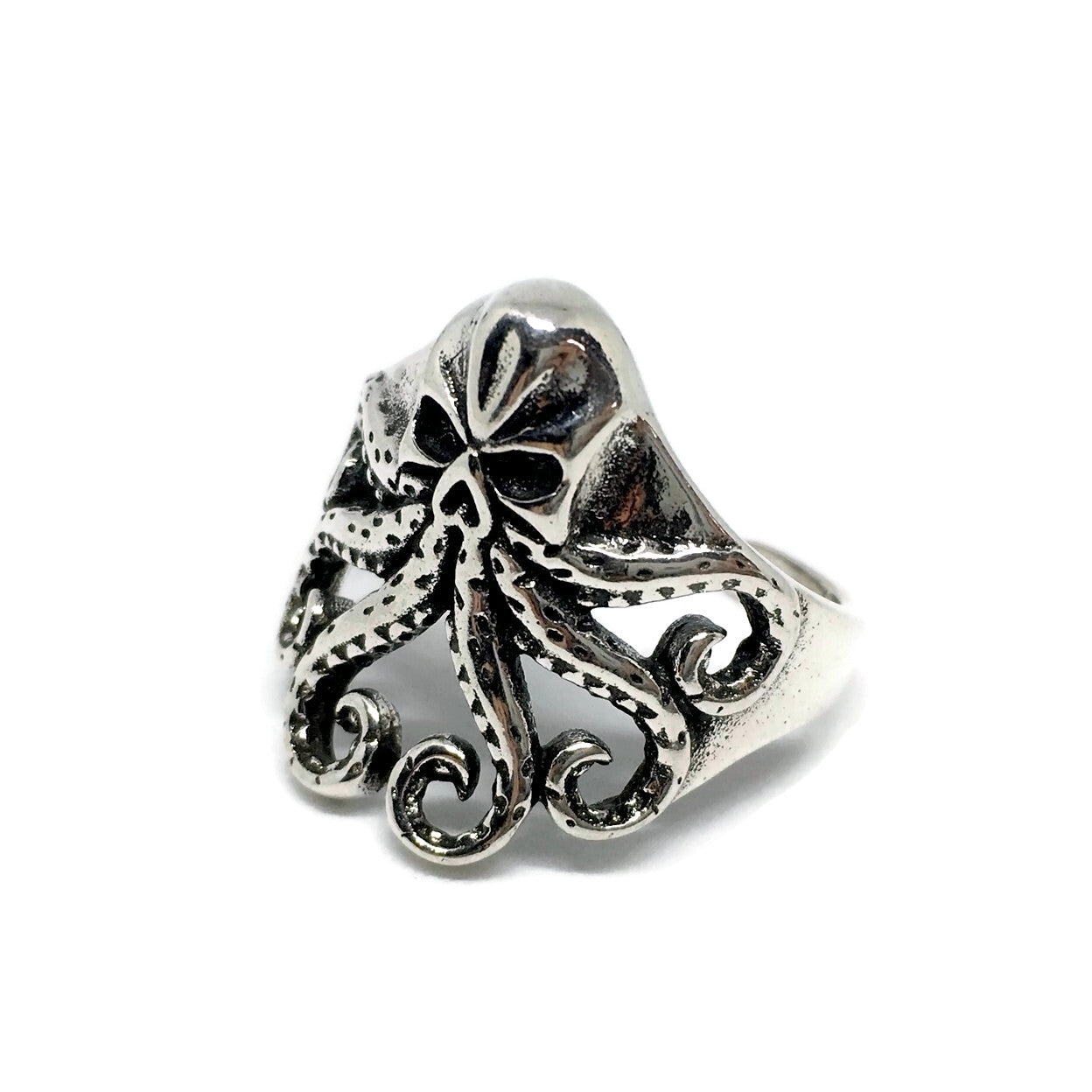Octopus Skull Adjustable Ring