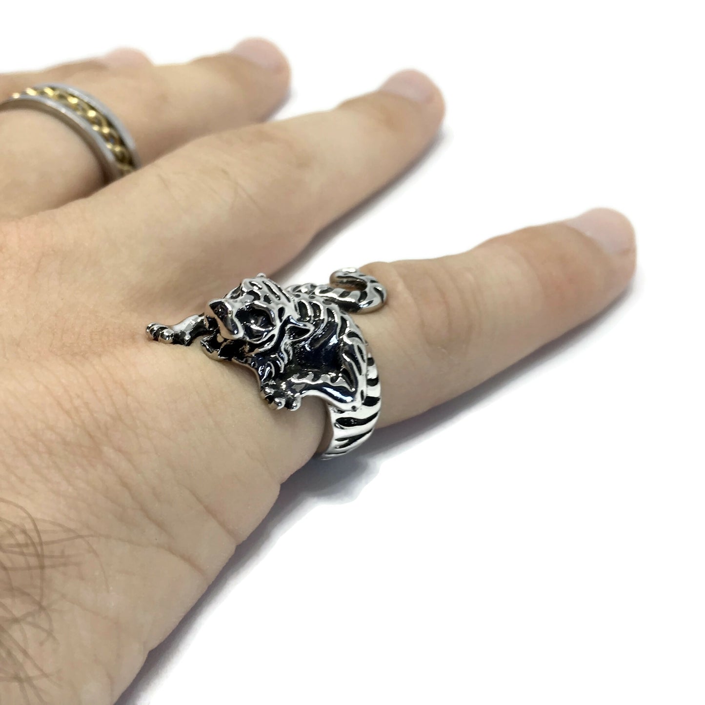 Tibetan Tiger Adjustable Ring
