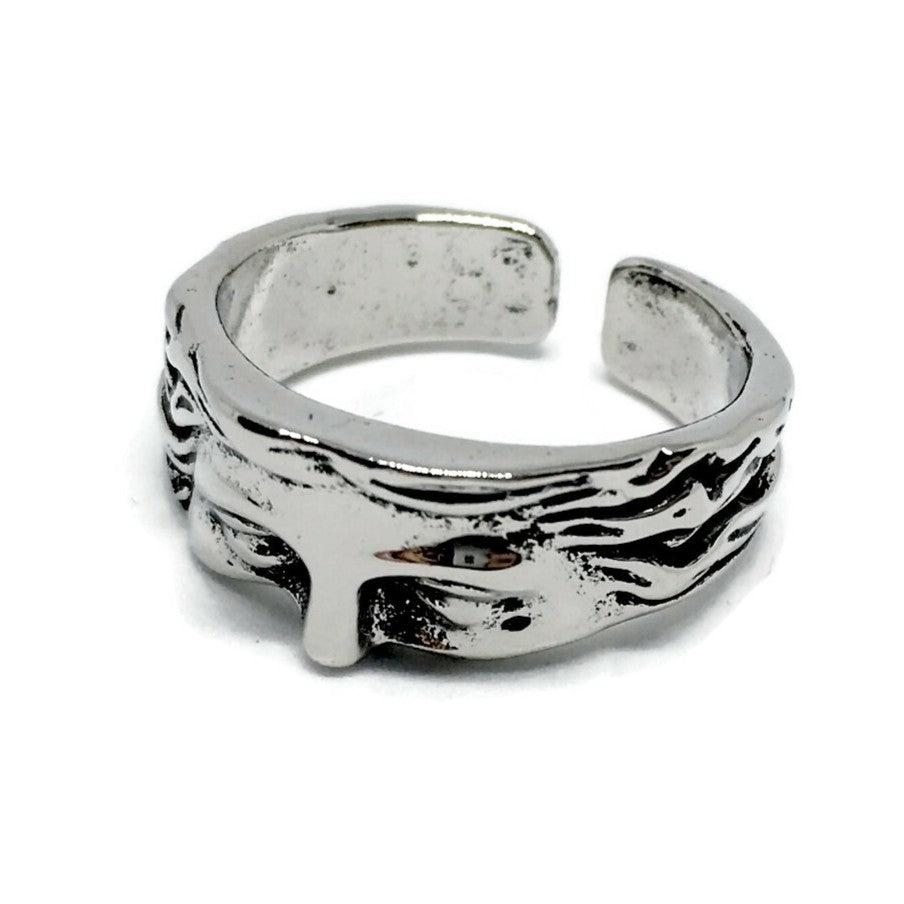 Ancient Half Face Adjustable Ring