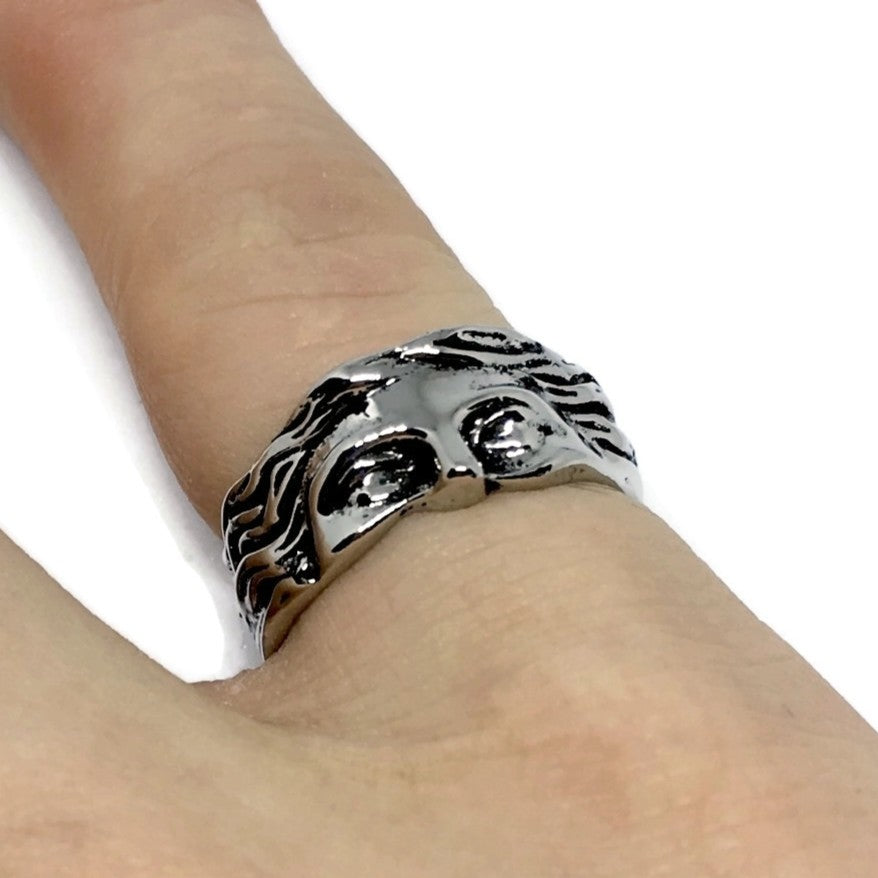 Ancient Half Face Adjustable Ring