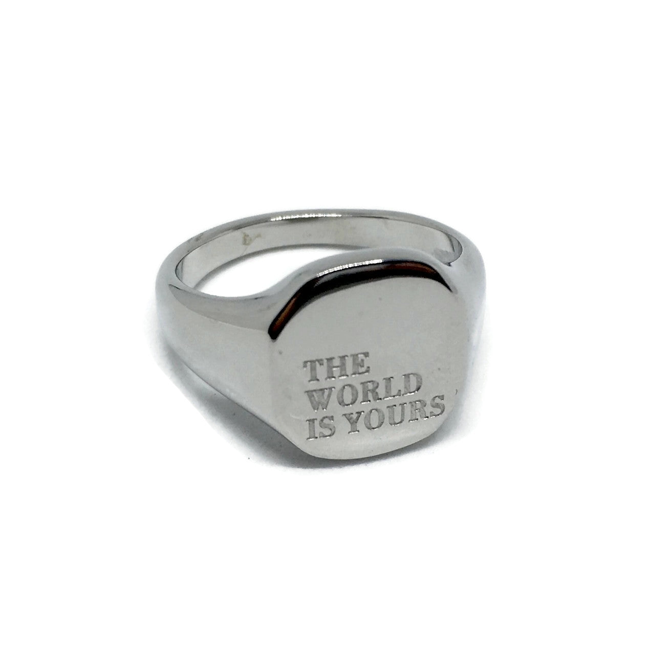 The World Is Yours Signet Ring
