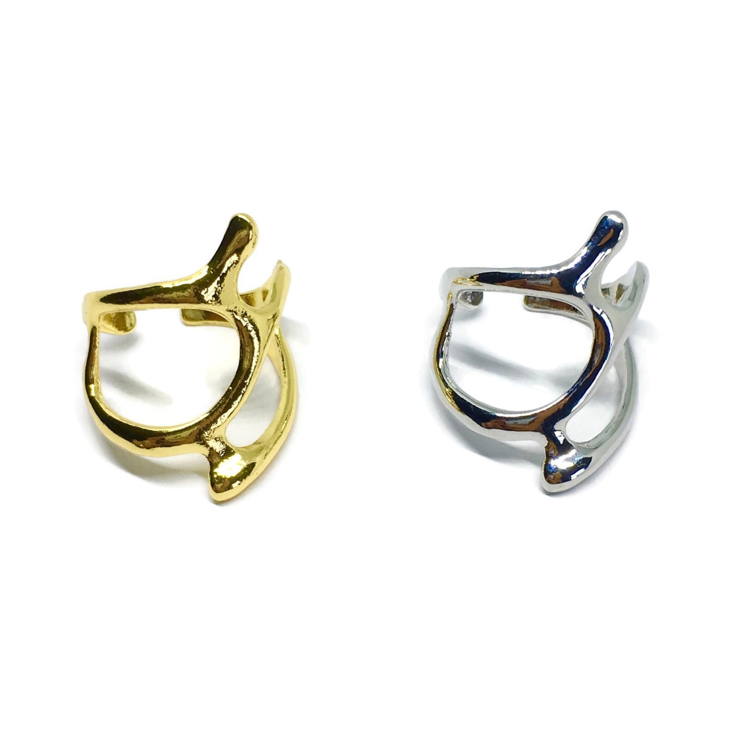 Art Deco Shape Wraparound Ring