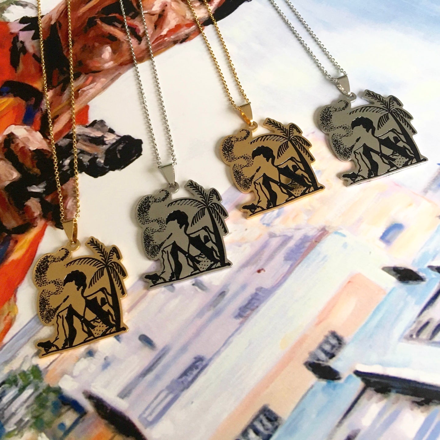 Tony Palm Tree Necklace