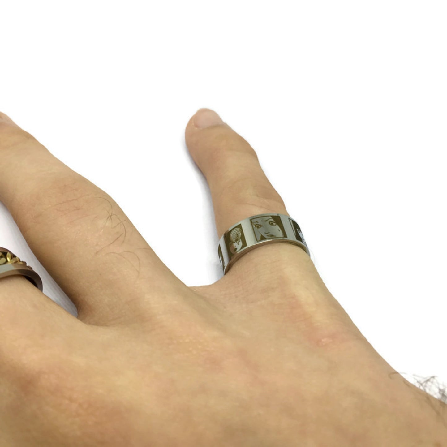 Anime Comic Strip Band Ring