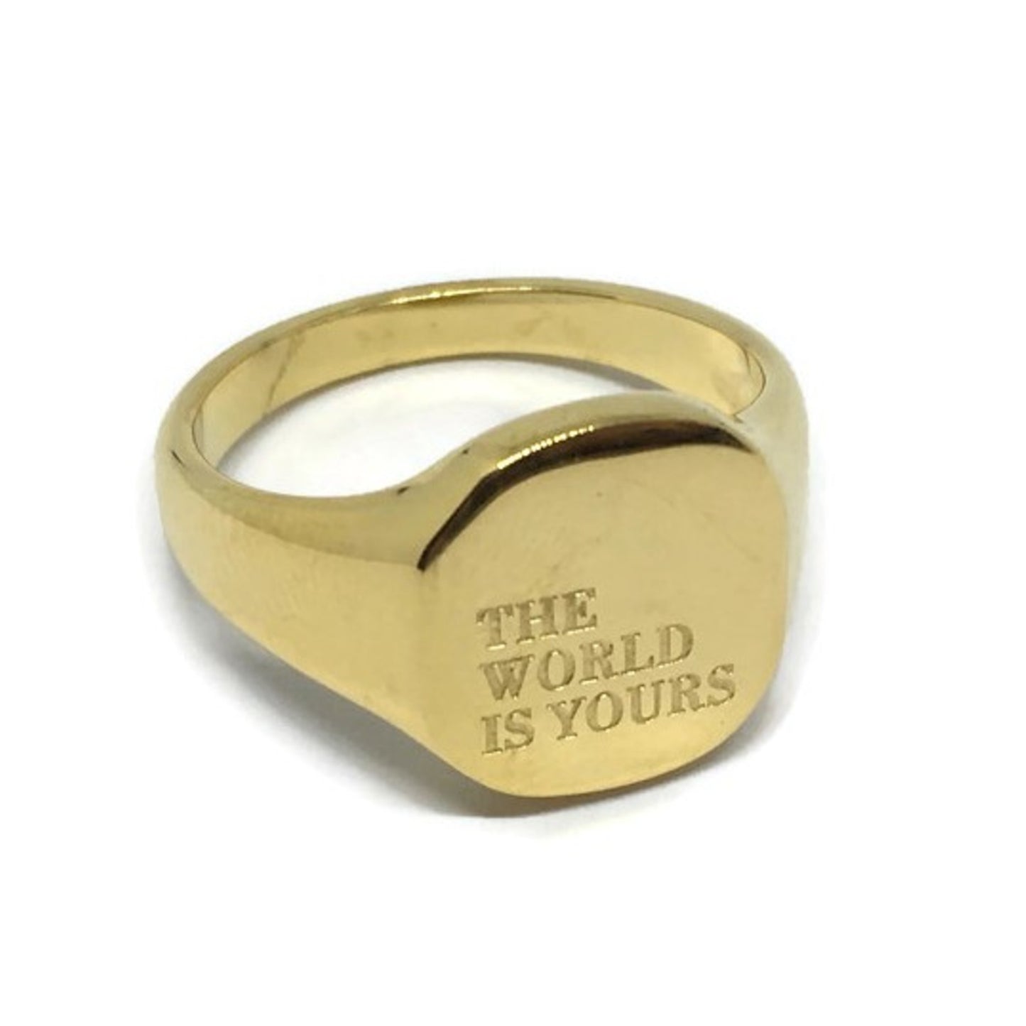 The World Is Yours Signet Ring