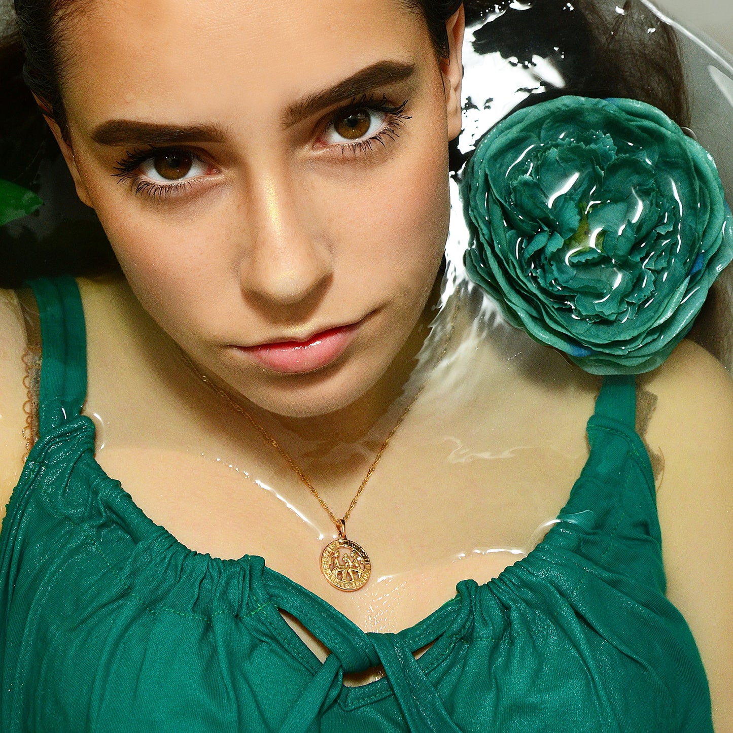 Zodiac Symbol Coin Necklace