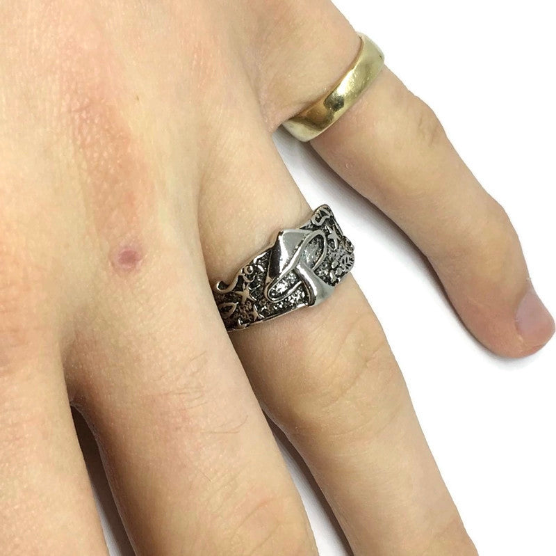 Magic Mushroom Psychadelic Ring