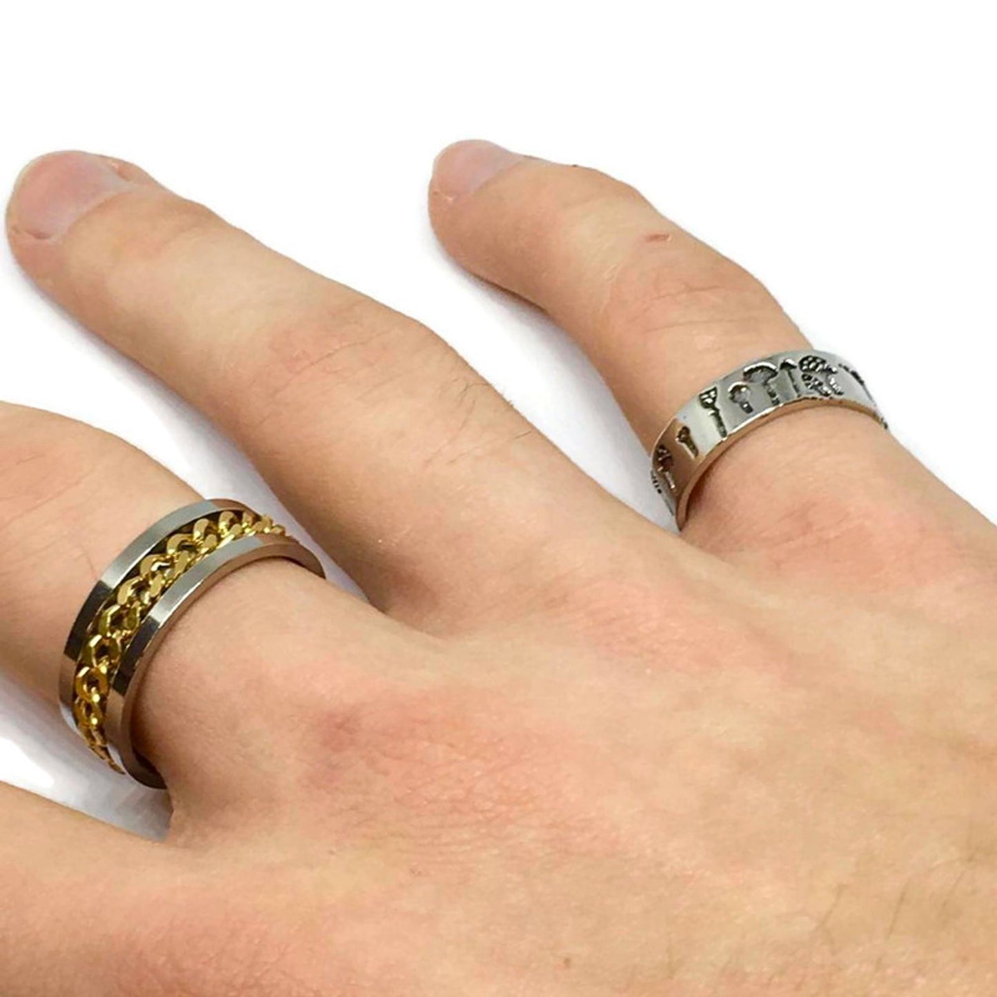 Magic Mushroom Art-Print Ring