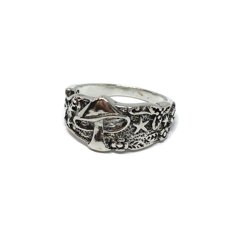 Magic Mushroom Psychadelic Ring