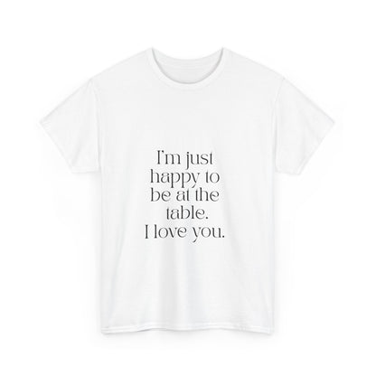 White Lotus Table Speech White T-Shirt