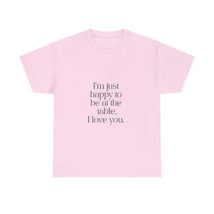 White Lotus Table Speech Pink T-Shirt