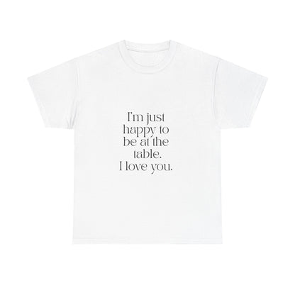 White Lotus Table Speech White T-Shirt