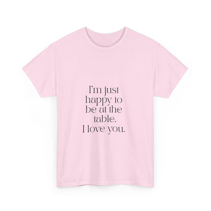 White Lotus Table Speech Pink T-Shirt