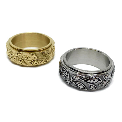 Third Eye Spinning Band Ring