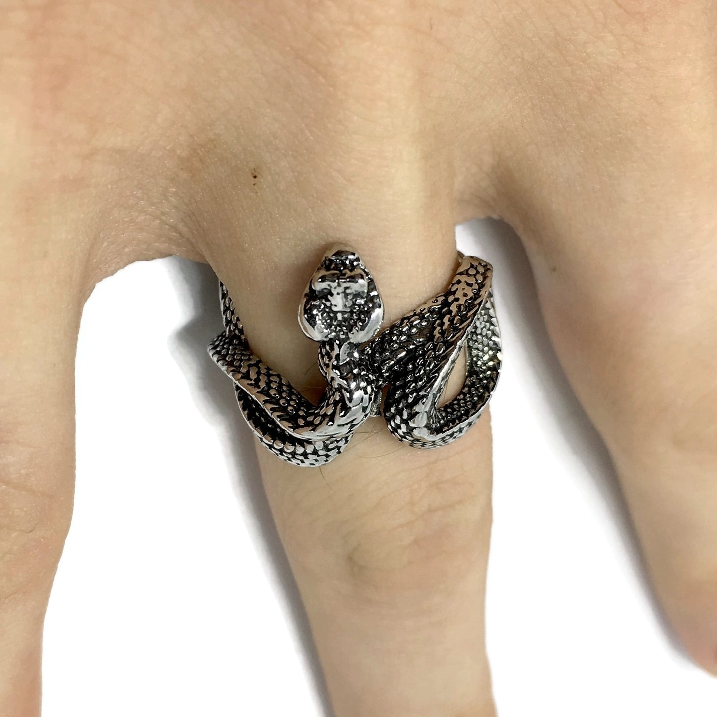 Snake Adjustable Wraparound Ring