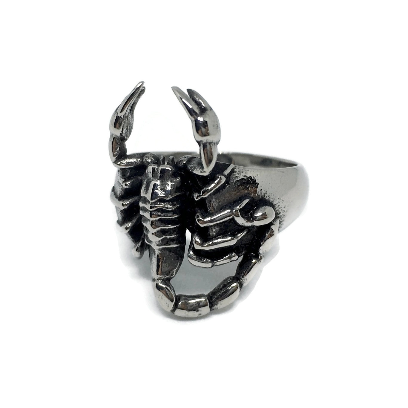 Scorpion Cutout Statement Ring