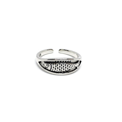 Fish Adjustable Band Ring