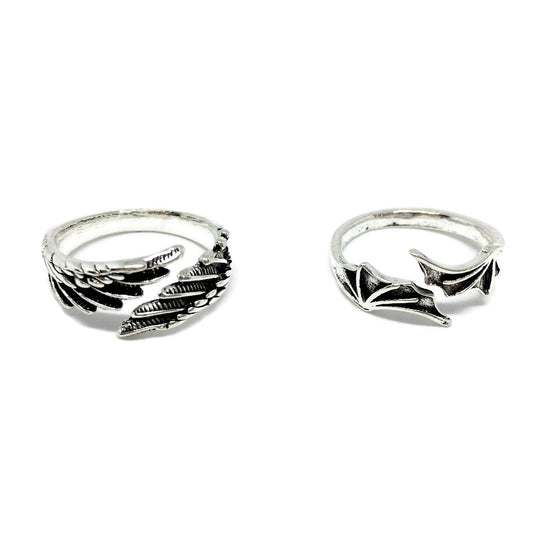Angel / Demon Wing Band Ring