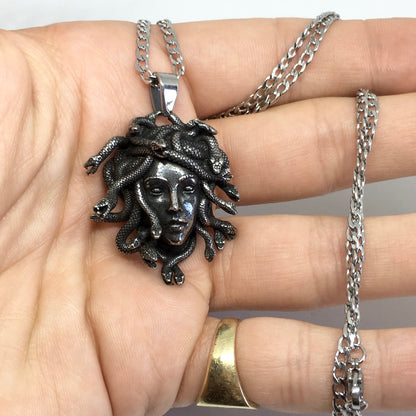 Medusa Stainless Steel Necklace