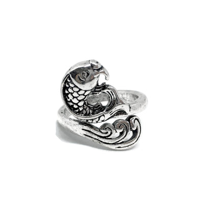 Asian Koi Carp Wraparound Ring