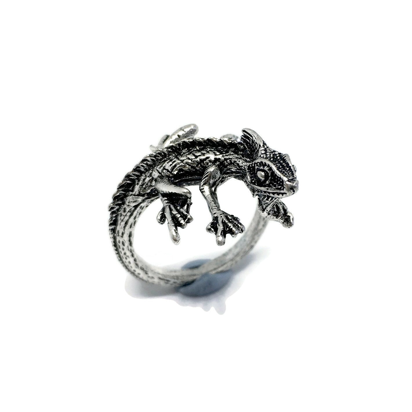 Lizard Wraparound Adjustable Ring