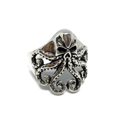 Octopus Skull Adjustable Ring