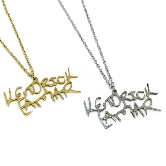 Kendrick Lamar Steel Necklace