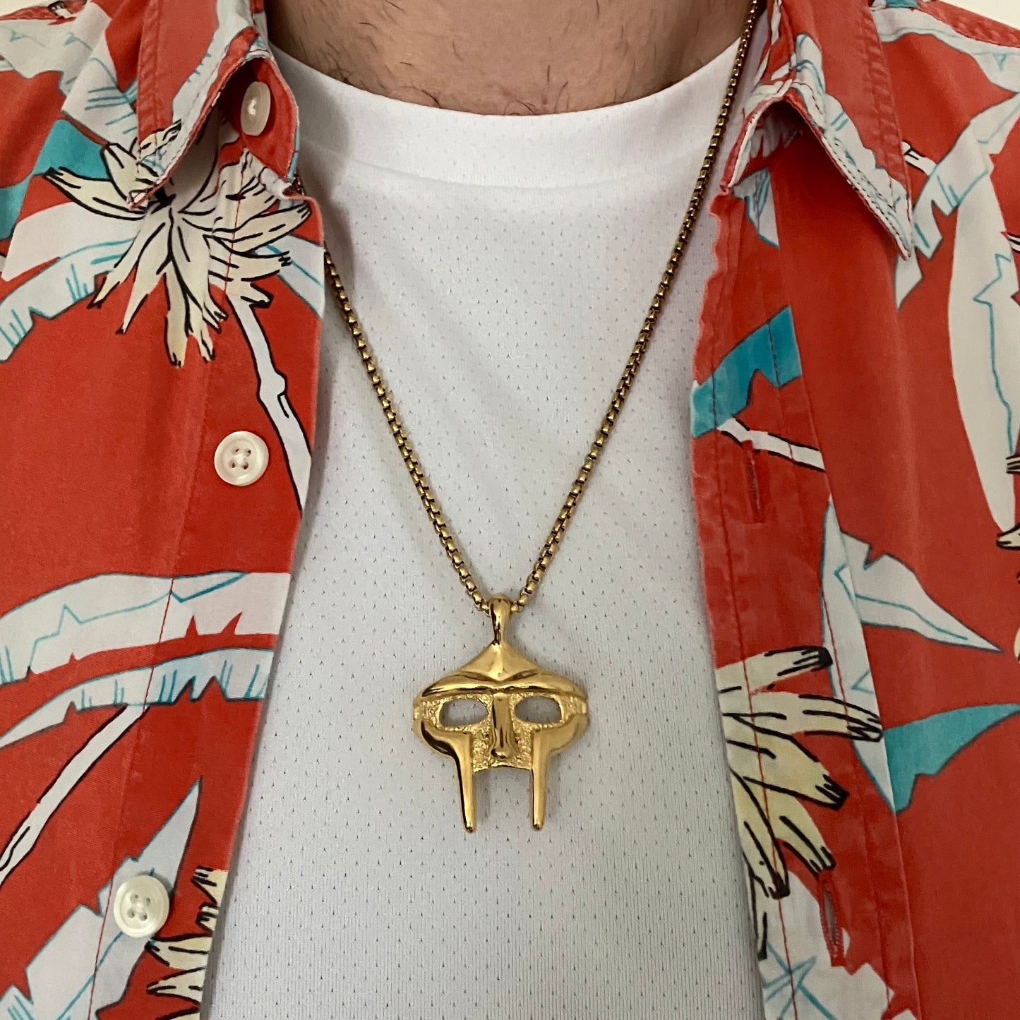 MF DOOM Mask Steel Necklace