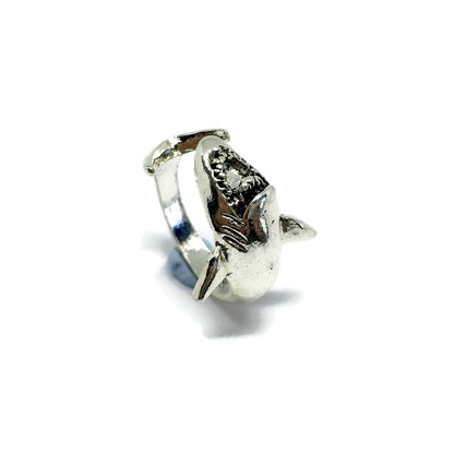 Great White Shark Band Ring