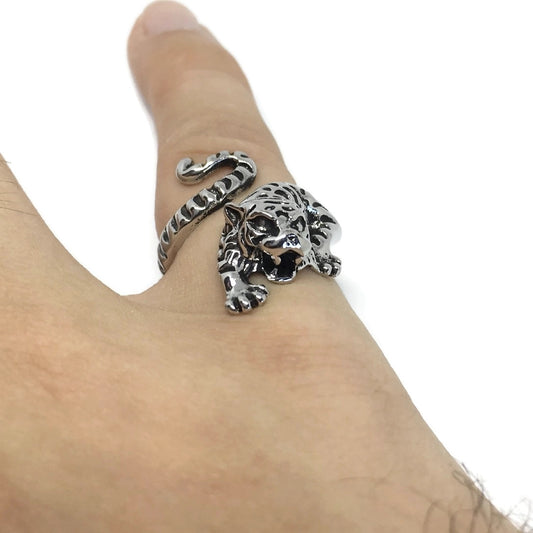 Tibetan Tiger Adjustable Ring