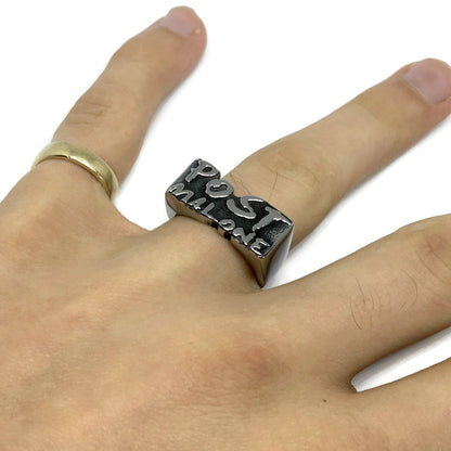 Post Malone Inspired Steel Ring