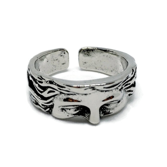 Ancient Half Face Adjustable Ring