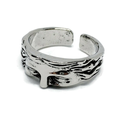Ancient Half Face Adjustable Ring