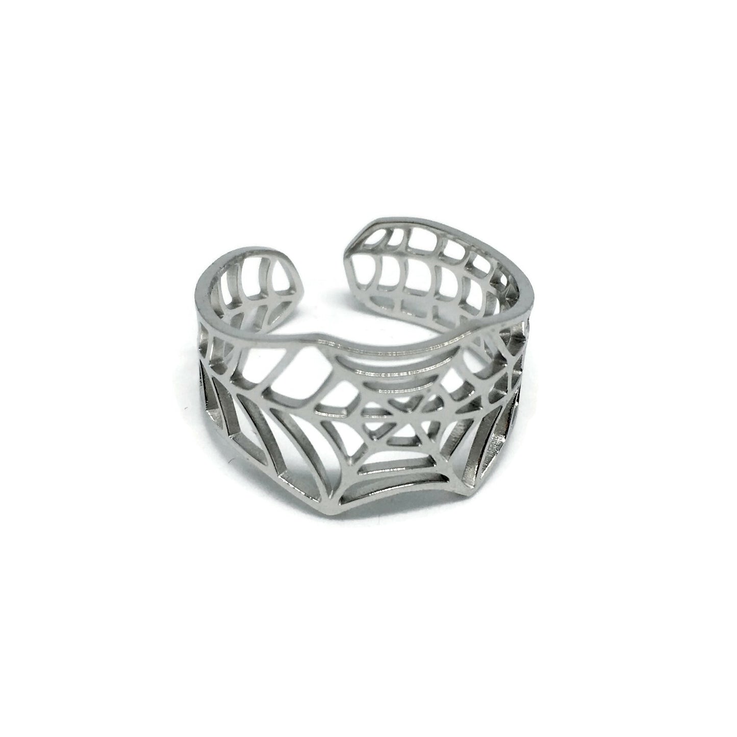 Spider Cobweb Adjustable Ring