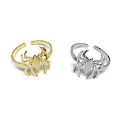 Spider Cutout Adjustable Ring