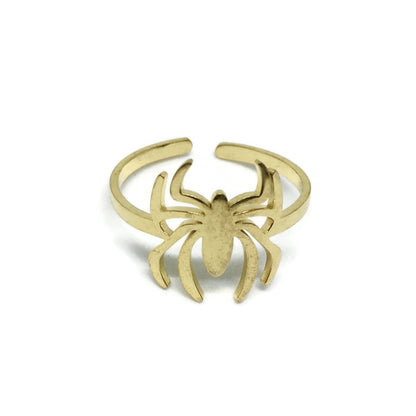 Spider Cutout Adjustable Ring